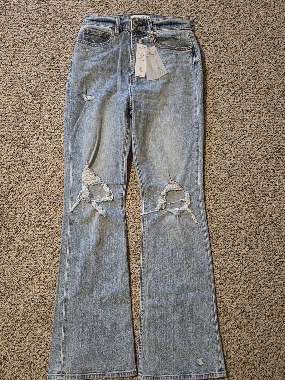 Daze Denim High Rise Flare, Size 27